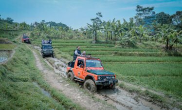 jalur offroad curug bidadari